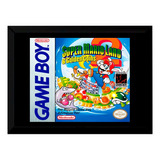 Quadro Decorativo Capa Super Mario Land 2 A3 45x33 Game Boy