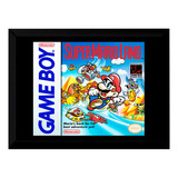 Quadro Decorativo Capa Super Mario Land A3 45x33 Cm Game Boy