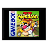 Quadro Decorativo Capa Wario Land 2 A4 33x25 Cm Game Boy