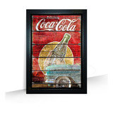Quadro Decorativo Coca Cola Vintage Retrô