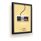 Quadro Decorativo Coleção Controles Nintendo Megadrive A3