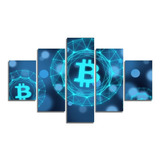 Quadro Decorativo Criptomoedas Bitcoin Ethereum Trader Oho