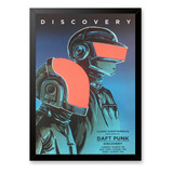 Quadro Decorativo Daft Punk Discovery Arte