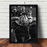 Quadro Decorativo De Rugby All Blacks