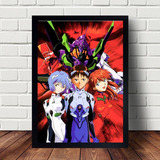 Quadro Decorativo Do Anime Neon Genesis