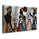Quadro Decorativo Elegante Arte Pintura Africanas Decoração