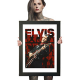 Quadro Decorativo Elvis Presley Arte Poster 60x42 A2