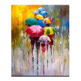 Quadro Decorativo Em Tela Abstrato Para Sala 130x90 Cor Colorido