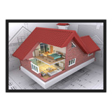 Quadro Decorativo Engenharia Civil Arquitetura Casas Projeto