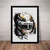 Quadro Decorativo F1 Lewis Hamilton Formula