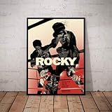 Quadro Decorativo Filme Rocky Balboa Boxe