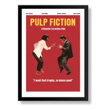 Quadro Decorativo Filmes Pulp Fiction Dança 45x33cm A3