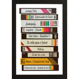 Quadro Decorativo Fitas Vhs