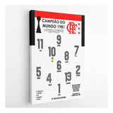 Quadro Decorativo Flamengo Campeao