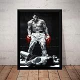 Quadro Decorativo Fotografico Arte Foto Historica Boxe Ali 4