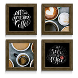 Quadro Decorativo Frase Sabores Café Cozinha Cafeteria Canto