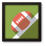 Quadro Decorativo Futebol Americano 22cm X 22cm 027qde
