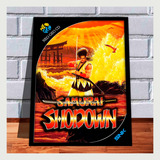 Quadro Decorativo Gamer A3 33x45 Samurai Shodown Neo Geo Snk