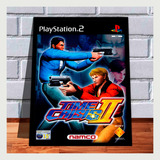 Quadro Decorativo Gamer Capa A4 25x33 Time Crisis 2 Ps2