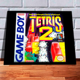 Quadro Decorativo Gamer Capa Tetris 2 A3 45x33 Cm Game Boy