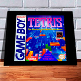 Quadro Decorativo Gamer Capa Tetris A3 45x33 Cm Game Boy