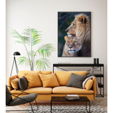 Quadro Decorativo Gigante 120x90 Moldura Madeira