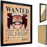 Quadro Decorativo Gol D Roger One Piece Poster Wanted