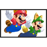 Quadro Decorativo Jogos Super Mario World Luigi Decorar