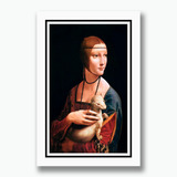 Quadro Decorativo Leonardo Da Vinci Dama