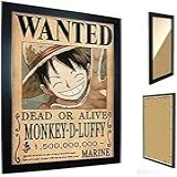 Quadro Decorativo Luffy One Piece Poster Wanted