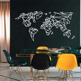 Quadro Decorativo Mapa Mundi