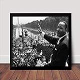 Quadro Decorativo Martin Luther King Foto Historica