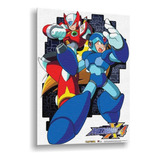 Quadro Decorativo Mega Man X4 Playstation