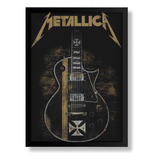 Quadro Decorativo Metallica Arte