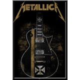 Quadro Decorativo Metallica Moldura