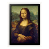 Quadro Decorativo Mona Lisa Leonardo Da Vinci A3 30x42cm