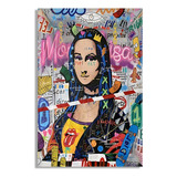 Quadro Decorativo Monalisa Pop