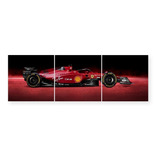 Quadro Decorativo Mosaico Ferrari Carro Pista Corrida F1
