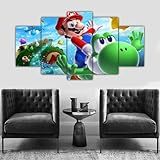 Quadro Decorativo Mosaico Super Mario Bross