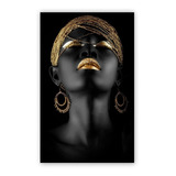 Quadro Decorativo Mulher Negra