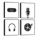 Quadro Decorativo Musica Radio