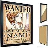 Quadro Decorativo Nami One Piece Poster Wanted