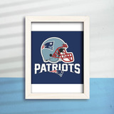 Quadro Decorativo New England Patriots Capacete