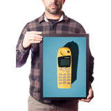 Quadro Decorativo Nokia Tijolao