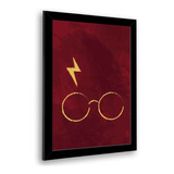 Quadro Decorativo Óculos Harry Potter 23x33cm