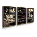 Quadro Decorativo Parede Carro Vintage Bar