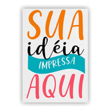 Quadro Decorativo Placa Mdf