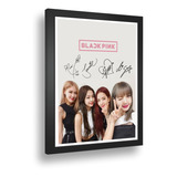 Quadro Decorativo Poster Blackpink Kpop Meninas Vidro A3