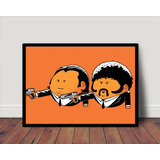 Quadro Decorativo Poster C Moldura Pulp Fiction P5404