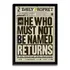 Quadro Decorativo Poster Daily Diario Harry Potter Voldemort